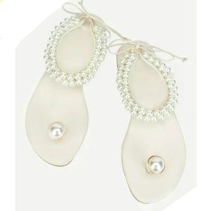 Pearl Toe Ring Sandal